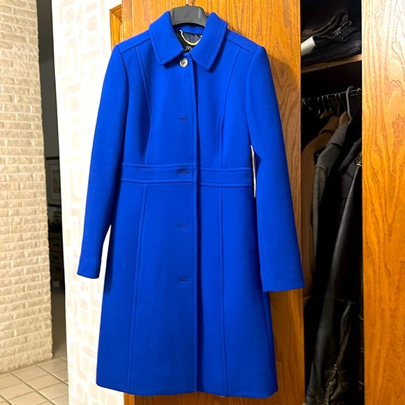 beautiful cobalt blue women’s size 4 coat new with tags - Picture 1 of 4